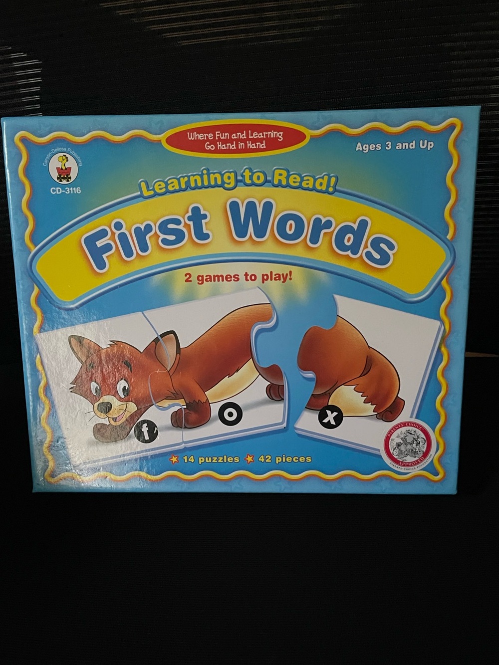 Learning to Read! First Words Kids Puzzle Game